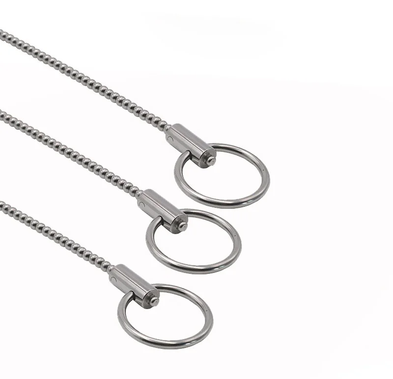 Electro Stainless Steel Urethral Sound Dilators Penis Plug Insert Stimulation Catheter Beads Male Masturbator Sex Toys For Men