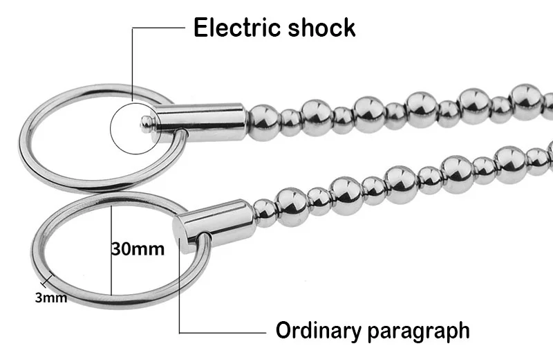 Electro Stainless Steel Urethral Sound Dilators Penis Plug Insert Stimulation Catheter Beads Male Masturbator Sex Toys For Men