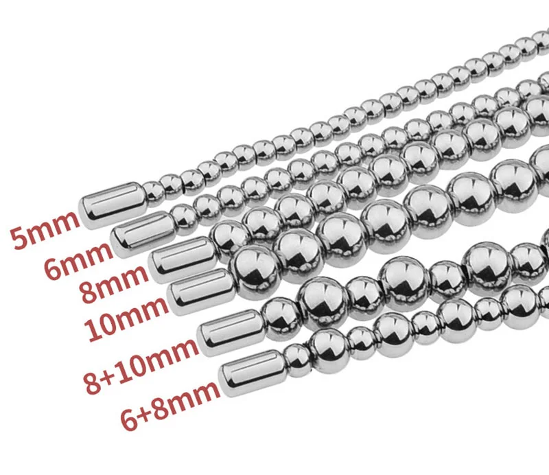 Electro Stainless Steel Urethral Sound Dilators Penis Plug Insert Stimulation Catheter Beads Male Masturbator Sex Toys For Men