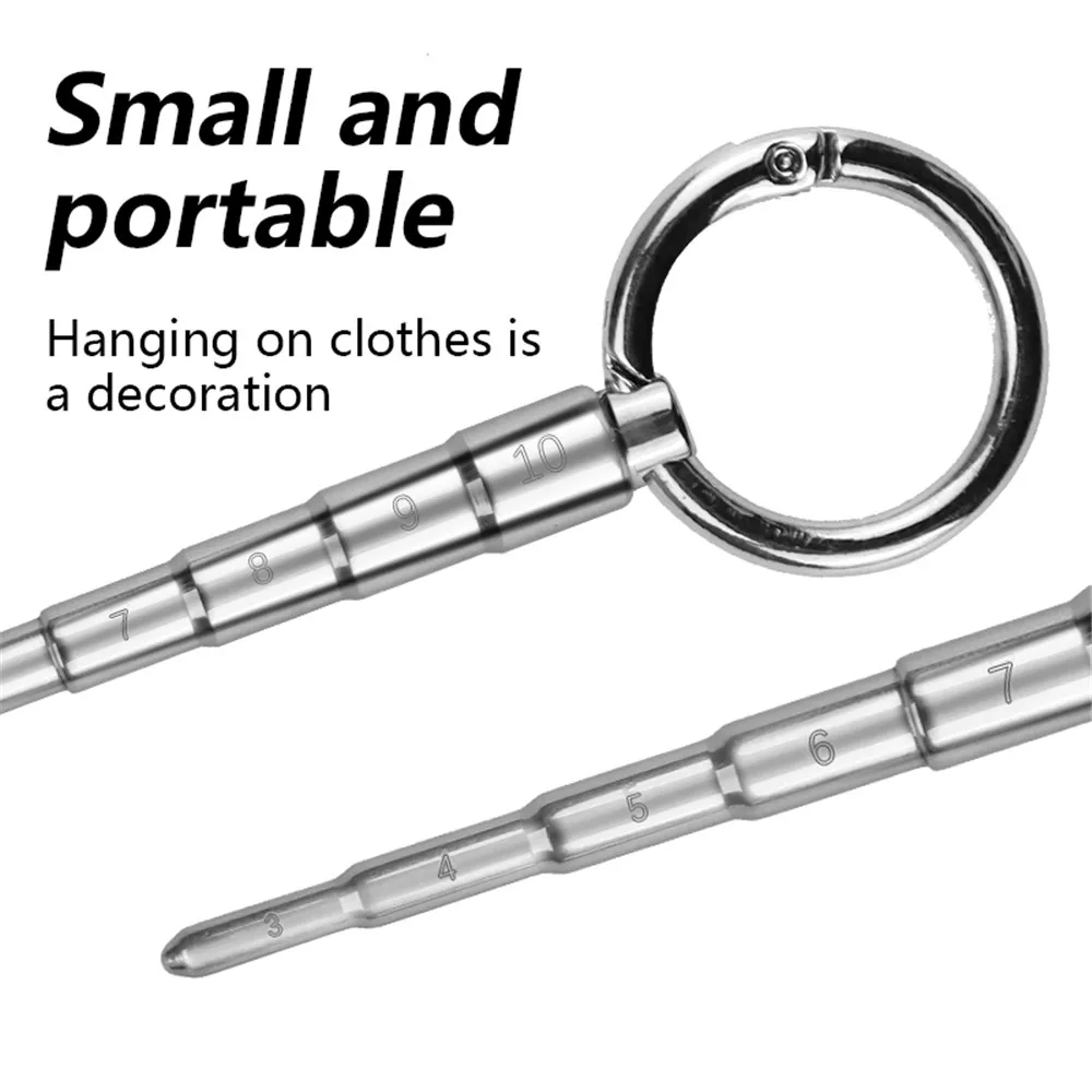 Male Stainless Steel Urethral Plug Urethral Dil Sounding Penis Plug Urethra Stimulate Dilator Masturbation Rod Sex Toys For Men Male Stainless Steel Urethral Plug Urethral Dil Sounding Penis Plug Urethra Stimulate Dilator Masturbation Rod Sex Toys For Men
