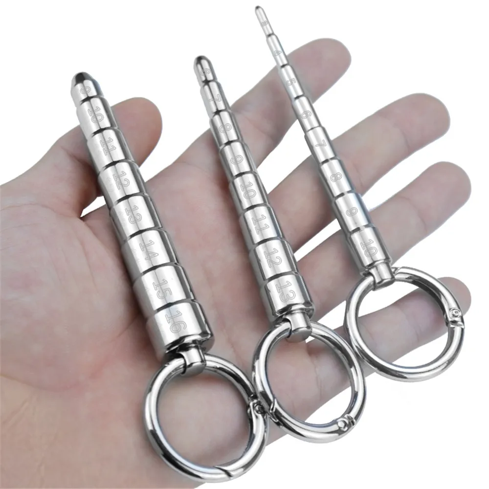 Male Stainless Steel Urethral Plug Urethral Dil Sounding Penis Plug Urethra Stimulate Dilator Masturbation Rod Sex Toys For Men Male Stainless Steel Urethral Plug Urethral Dil Sounding Penis Plug Urethra Stimulate Dilator Masturbation Rod Sex Toys For Men
