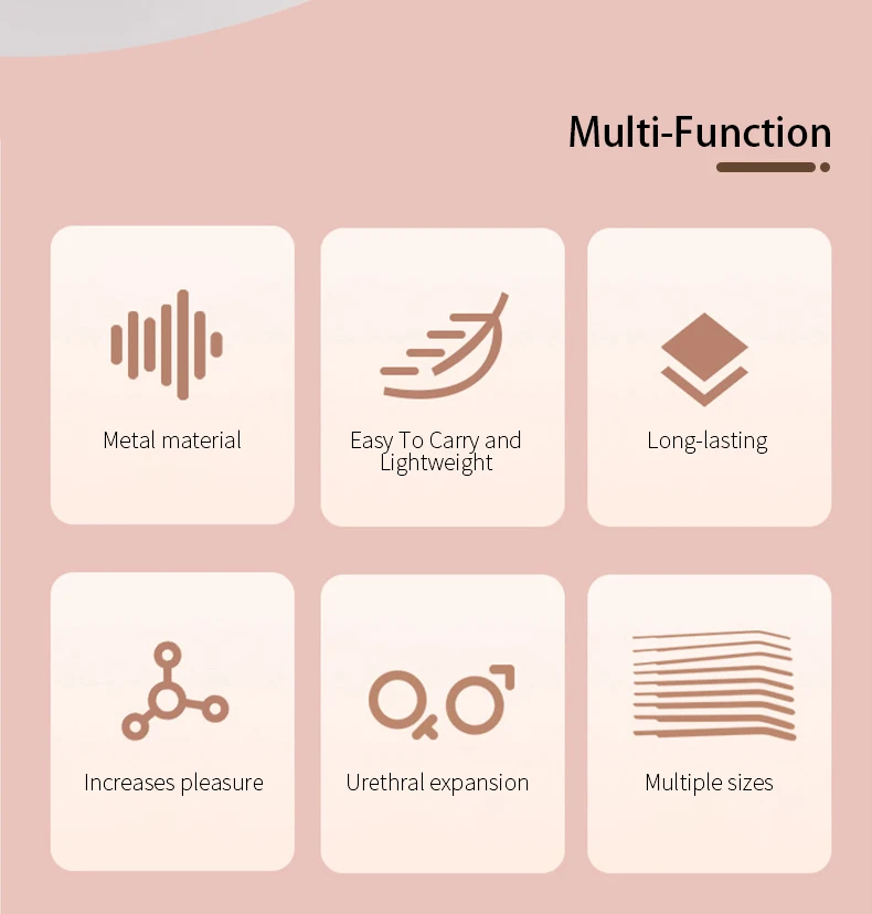 Adult Sex Toys For Men Penis Plug Stretching Male Private Goods Smooth Head Stainless Steel Catheters Urethral Sounds Dilators