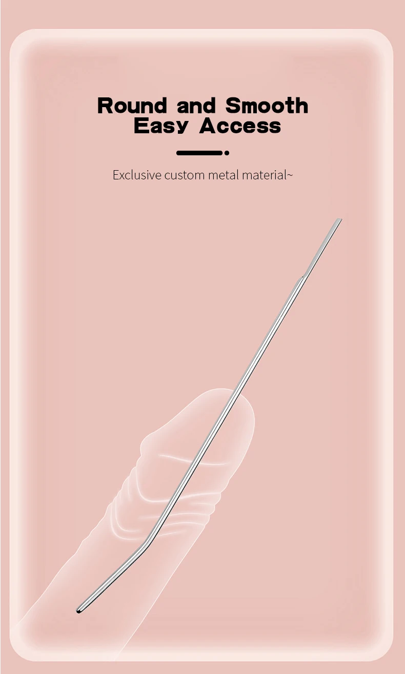 Adult Sex Toys For Men Penis Plug Stretching Male Private Goods Smooth Head Stainless Steel Catheters Urethral Sounds Dilators