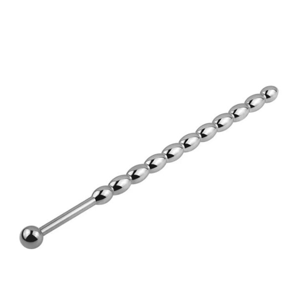 Stainless Steel Penis Plug Metal Horse Eye Stimulation Urethral Sounding Beads Massage Wand Sex Toys For Men Masturbation 6/8 mm