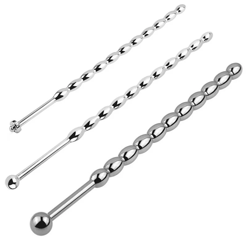 Stainless Steel Penis Plug Metal Horse Eye Stimulation Urethral Sounding Beads Massage Wand Sex Toys For Men Masturbation 6/8 mm Stainless Steel Penis Plug Metal Horse Eye Stimulation Urethral Sounding Beads Massage Wand Sex Toys For Men Masturbation 6/8 mm