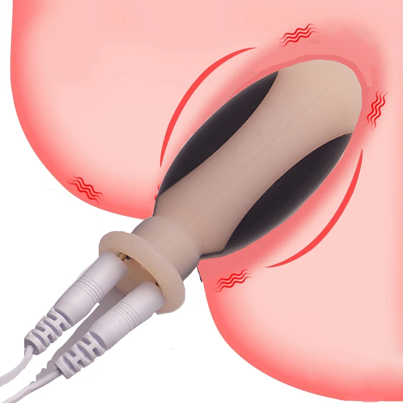 e stim E-stim Estim Penis Cock Ring,Bdsm Electro Shock Anal Butt Plug,Electrostimulator Electrosex Egg,Electric Shocker Sex Toys
