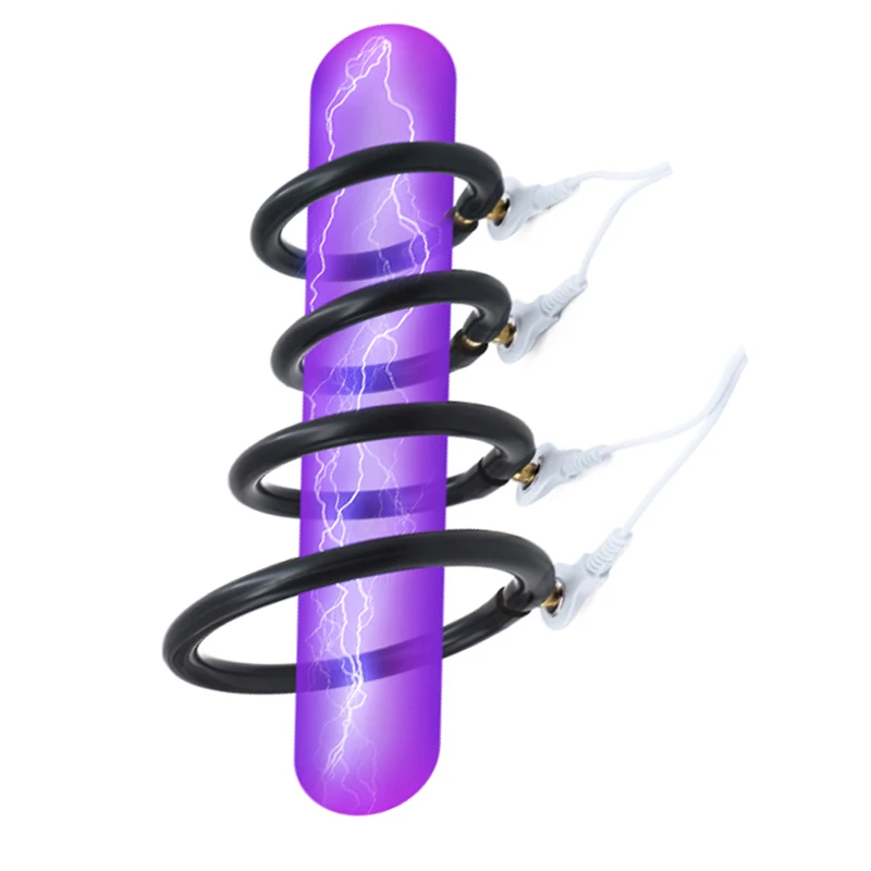 Electro Bdsm Penis Cock Ring,Masturbation Men Electric Shock,E stim E-stim Anal Butt Plug,Electrosex Electrostimulation,Sex Toy