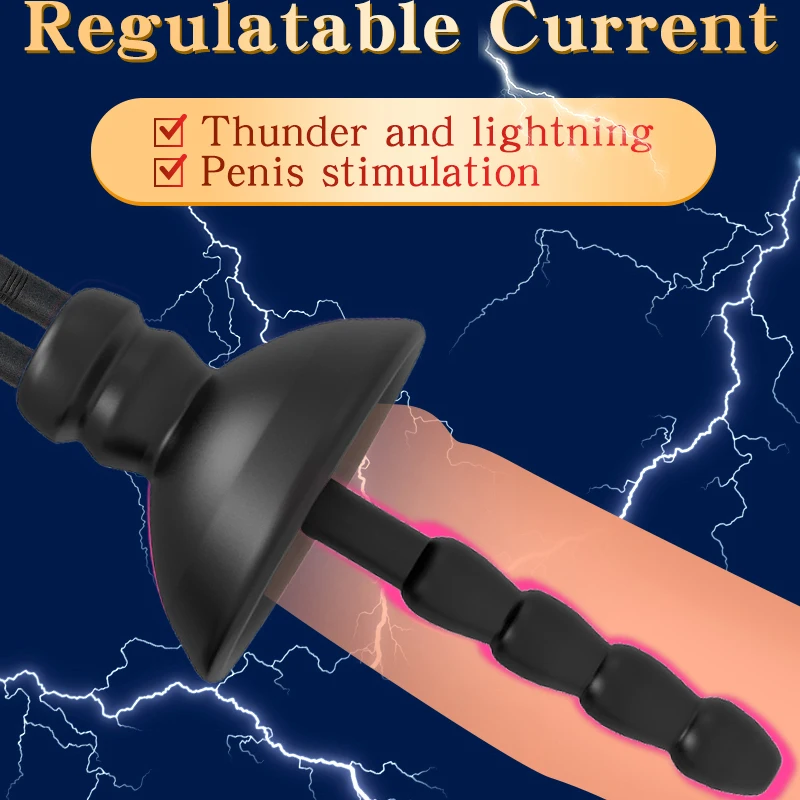 Electro Bdsm Penis Cock Ring,Masturbation Men Electric Shock,E stim E-stim Anal Butt Plug,Electrosex Electrostimulation,Sex Toy