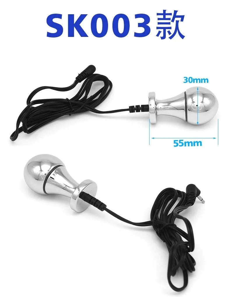 18+ Adults Electro Shock Pulse Anal Butt Plug Electric Vaginal Plug Jump Eggs Clit Stimulator Dildo Vibrator Sex Toys For Woman