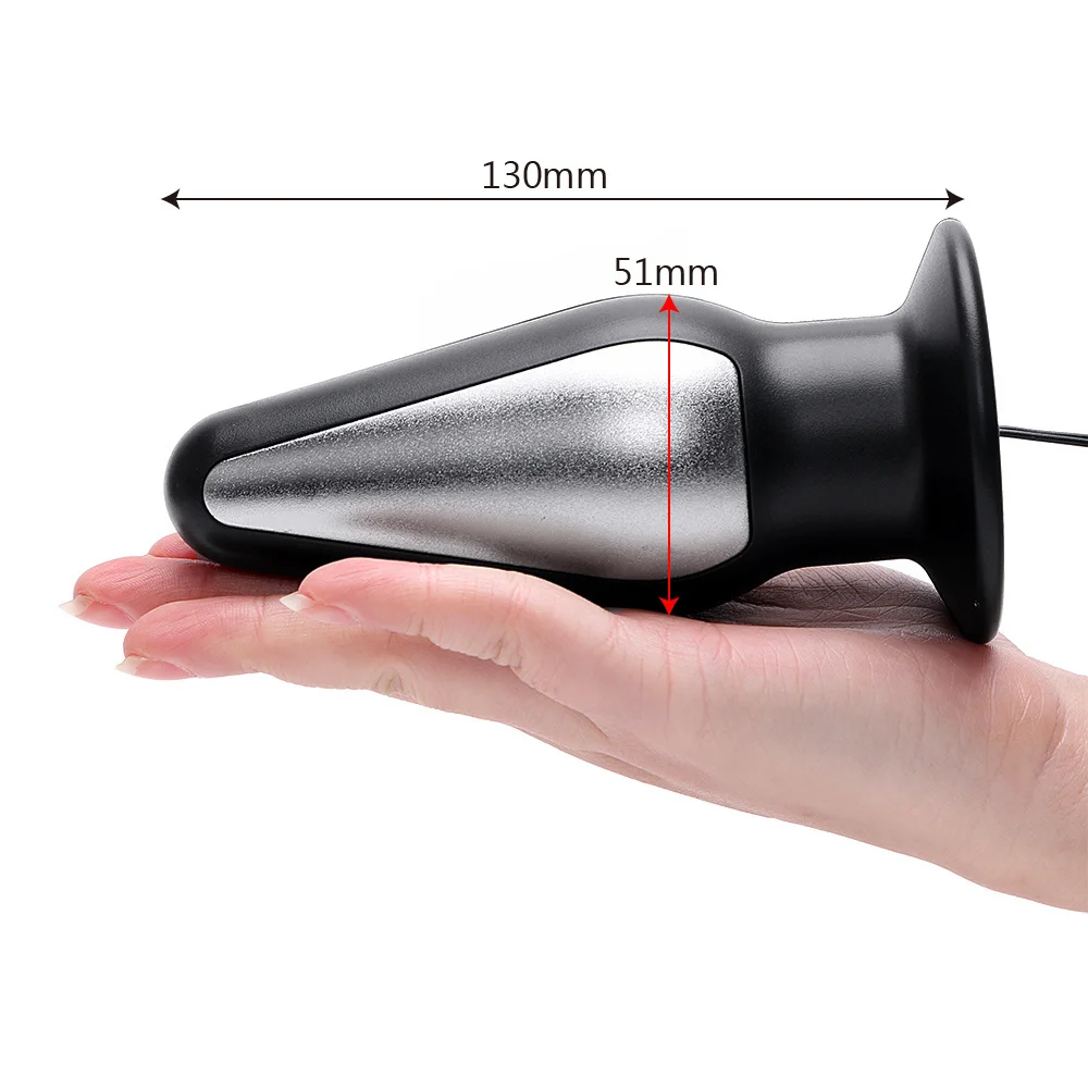 18+ Adults Electro Shock Pulse Anal Butt Plug Electric Vaginal Plug Jump Eggs Clit Stimulator Dildo Vibrator Sex Toys For Woman
