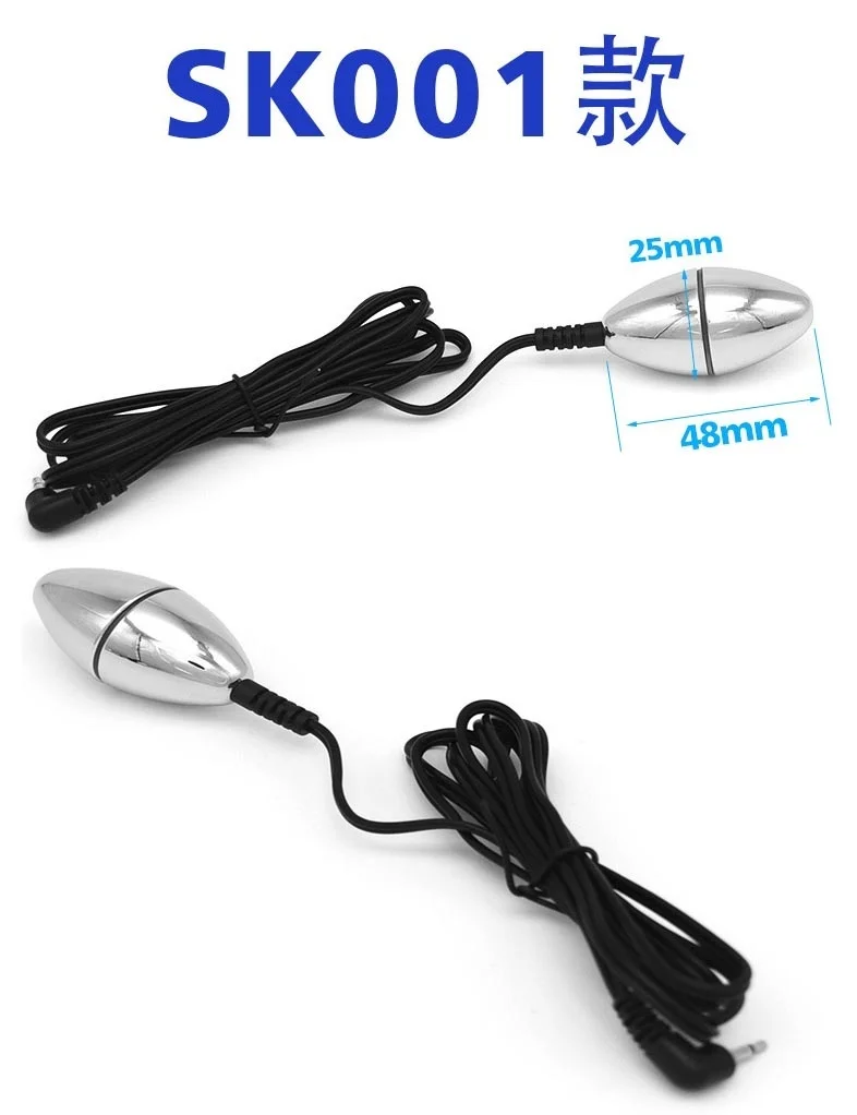 18+ Adults Electro Shock Pulse Anal Butt Plug Electric Vaginal Plug Jump Eggs Clit Stimulator Dildo Vibrator Sex Toys For Woman