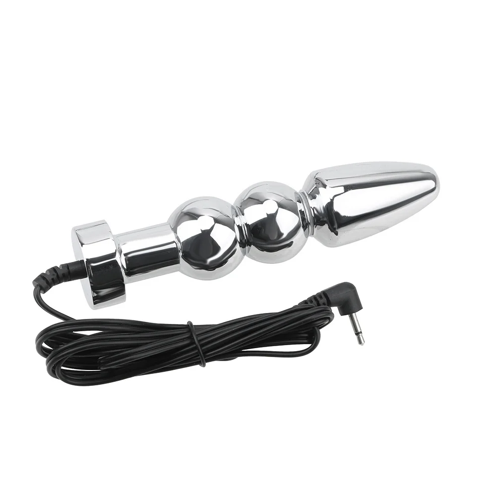 18+ Adults Electro Shock Pulse Anal Butt Plug Electric Vaginal Plug Jump Eggs Clit Stimulator Dildo Vibrator Sex Toys For Woman