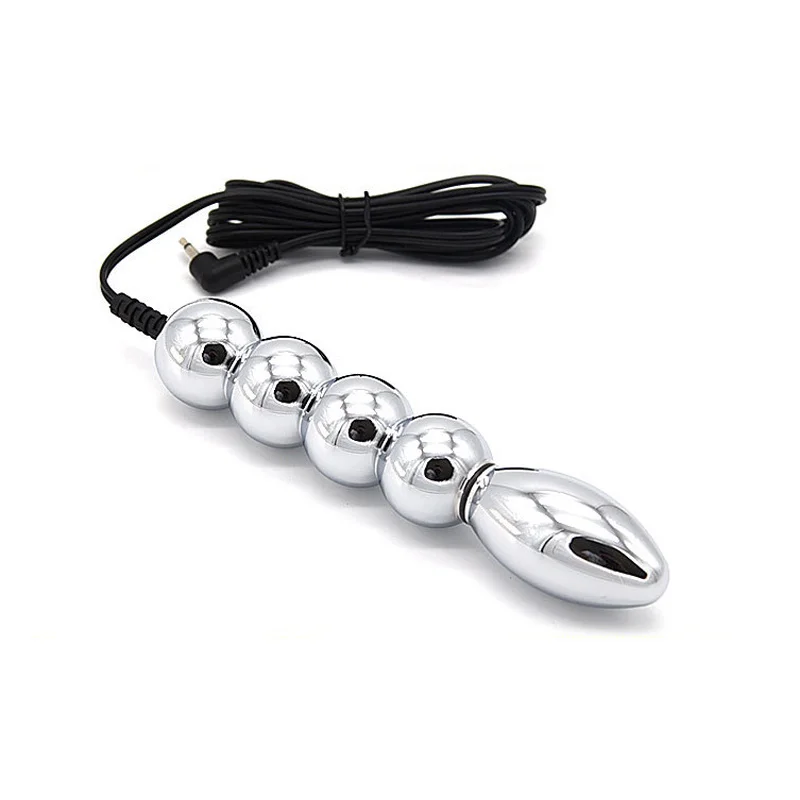 18+ Adults Electro Shock Pulse Anal Butt Plug Electric Vaginal Plug Jump Eggs Clit Stimulator Dildo Vibrator Sex Toys For Woman