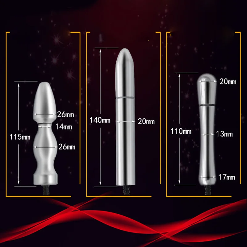 18+ Adults Electro Shock Pulse Anal Butt Plug Electric Vaginal Plug Jump Eggs Clit Stimulator Dildo Vibrator Sex Toys For Woman