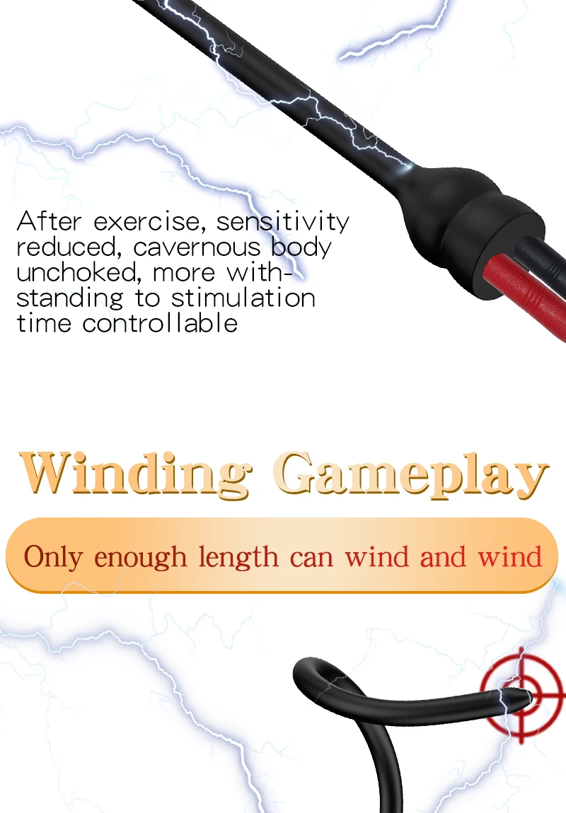 Electro Sex Urethral Sounding Rod SM Electric Shock Horse Eye Stick Electro Penis Plug Dilator Male Electro Stimulator Bdsm Toys