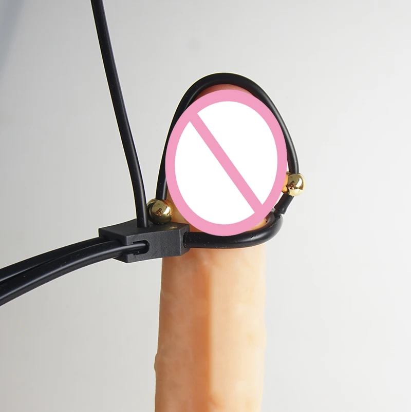 E stim Estim E-stim Cock Glans Ring,Penis Electric Stimulation,Electro Shock Shocker Sounding Urethra Penis Plug,BDSM Sex Toys