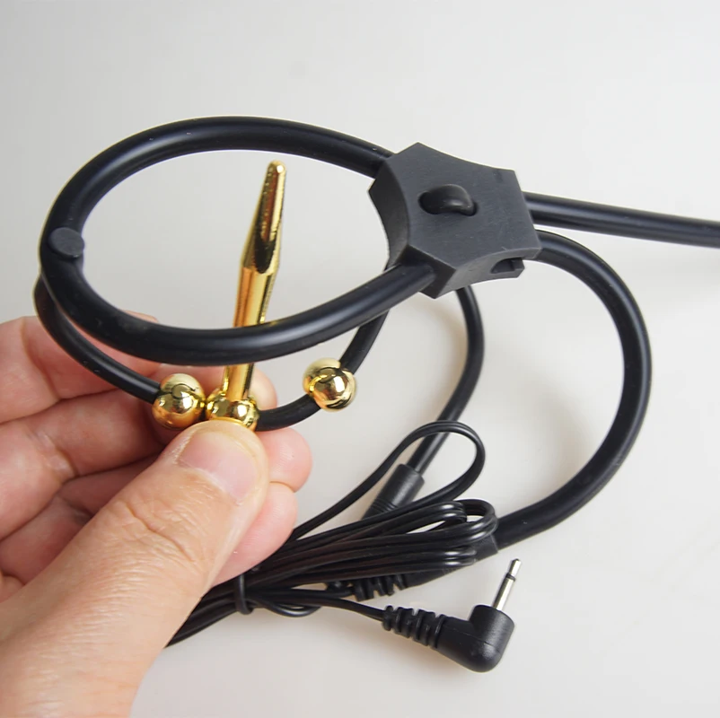 E stim Estim E-stim Cock Glans Ring,Penis Electric Stimulation,Electro Shock Shocker Sounding Urethra Penis Plug,BDSM Sex Toys