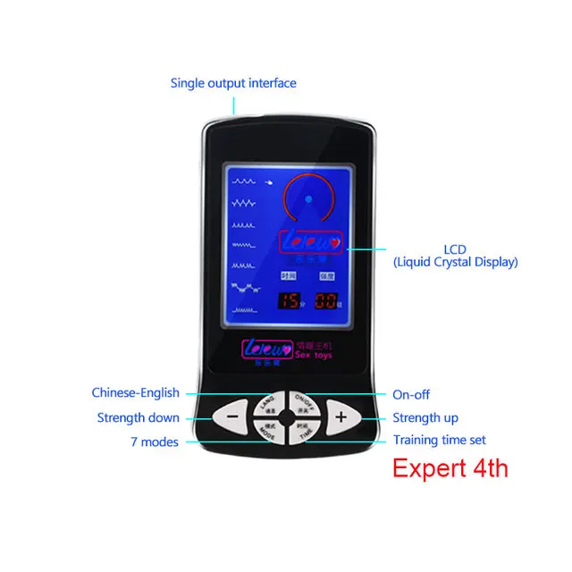 Electro Shock Glans Trainer Massage Cup,Testicle Electrostimulation Cock Penis Extender Scrotum Bind Sleeve,BDSM Sex Toy for Men