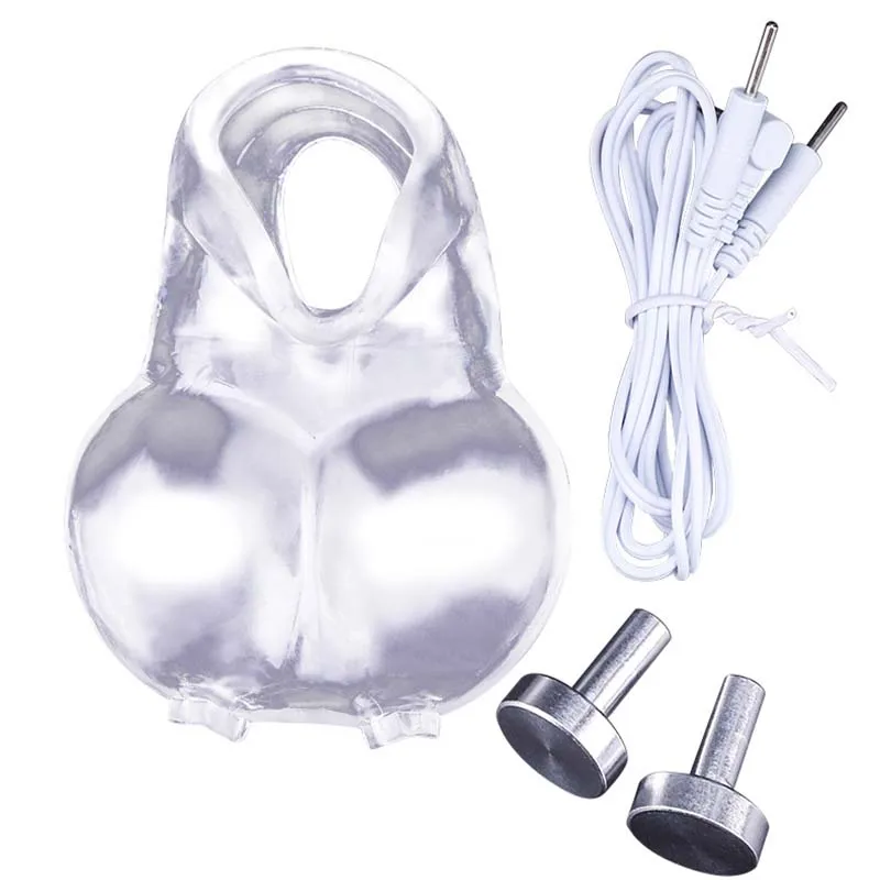 e stim Cock Ring,Electrostimulation Electrosex Penis Extender,BDSM Electro Sex for Men,E-stim Cockring,Electric Shock Scrotum