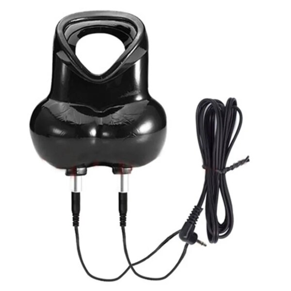 e stim Cock Ring,Electrostimulation Electrosex Penis Extender,BDSM Electro Sex for Men,E-stim Cockring,Electric Shock Scrotum
