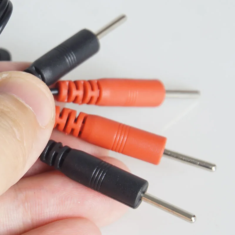 E stim Estim Electrode Lead Wires,Electro Shock BDSM Cable Adaptor,Electric Sex Toys,Electrostimulation,Electrostimulator E-stim