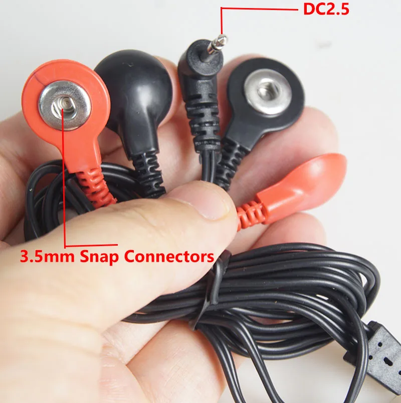 E stim Estim Electrode Lead Wires,Electro Shock BDSM Cable Adaptor,Electric Sex Toys,Electrostimulation,Electrostimulator E-stim