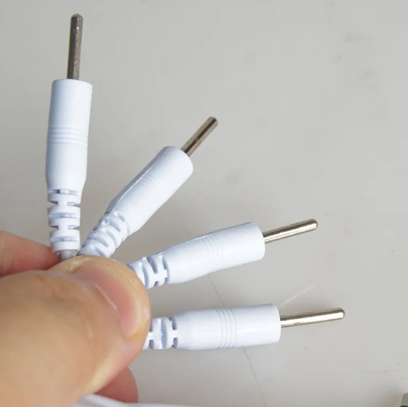 E stim Estim Electrode Lead Wires,Electro Shock BDSM Cable Adaptor,Electric Sex Toys,Electrostimulation,Electrostimulator E-stim