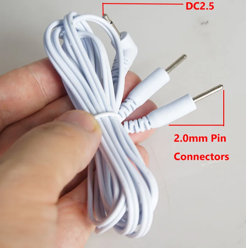 E stim Estim Electrode Lead Wires,Electro Shock BDSM Cable Adaptor,Electric Sex Toys,Electrostimulation,Electrostimulator E-stim