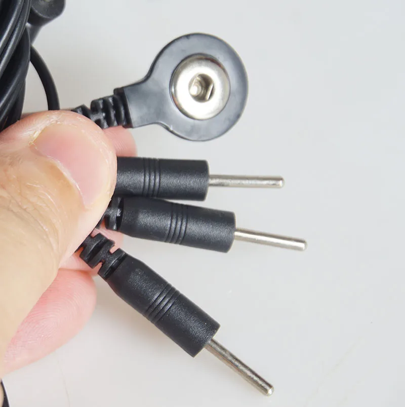 E stim Estim Electrode Lead Wires,Electro Shock BDSM Cable Adaptor,Electric Sex Toys,Electrostimulation,Electrostimulator E-stim