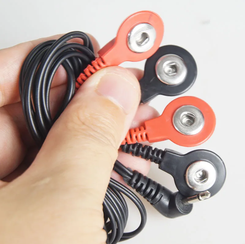 E stim Estim Electrode Lead Wires,Electro Shock BDSM Cable Adaptor,Electric Sex Toys,Electrostimulation,Electrostimulator E-stim