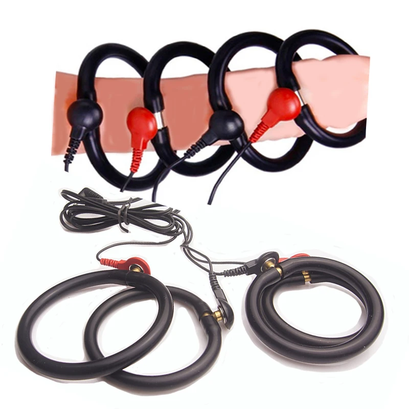 Electric Shock Sex Toys Cock Ring,Estim Penis,Eectroshock Butt Plug,e stim Anal Buttplug,BDSM Electro Nipple Clamps