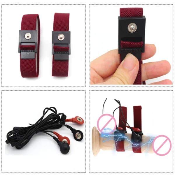 e stim Cock Ring Chastity Cage,Electro Sex Penis Rings,BDSM Electroshock Cockring,Masturbation Man Electric Sextoy,Adult Toys