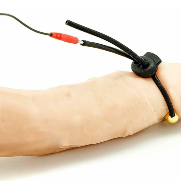 e stim Cock Ring Chastity Cage,Electro Sex Penis Rings,BDSM Electroshock Cockring,Masturbation Man Electric Sextoy,Adult Toys