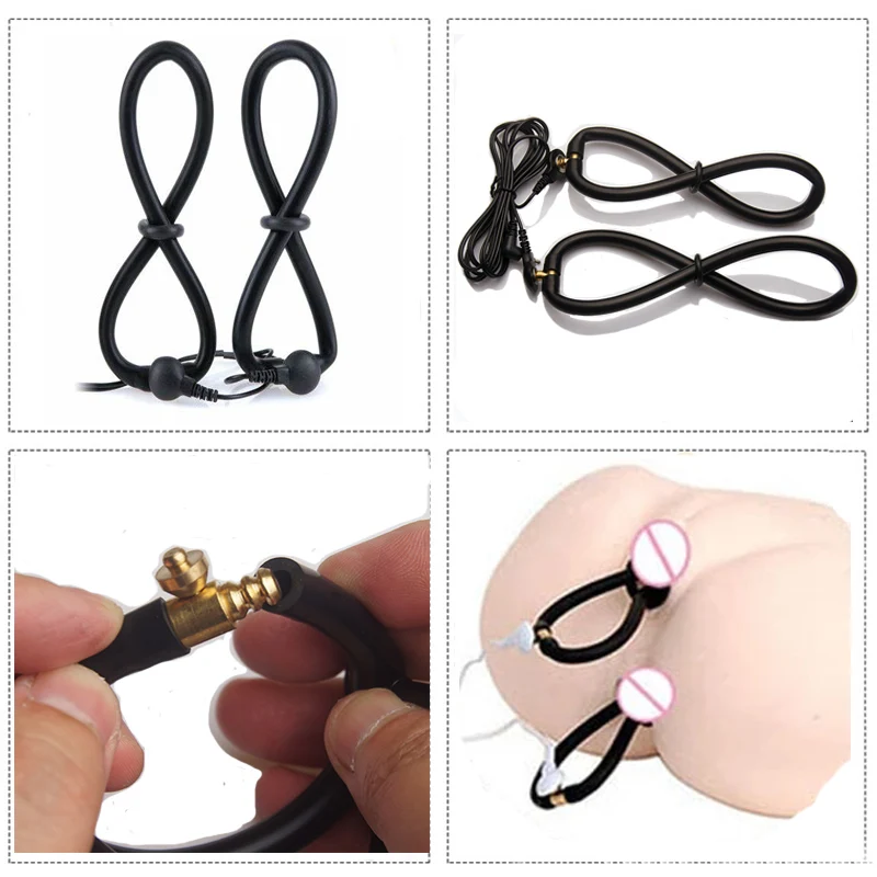 e stim Cock Ring Chastity Cage,Electro Sex Penis Rings,BDSM Electroshock Cockring,Masturbation Man Electric Sextoy,Adult Toys
