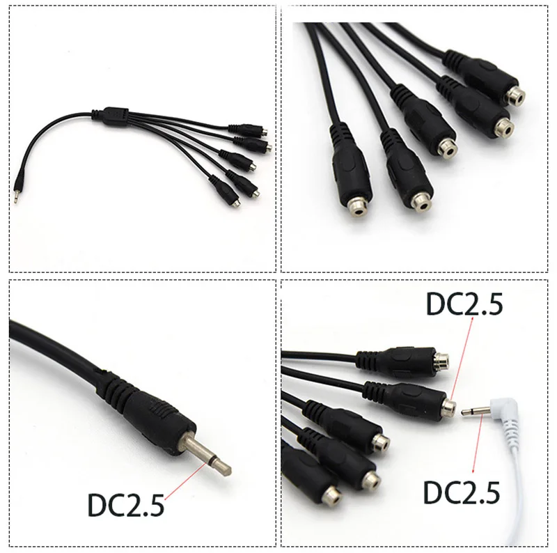 BDSM Electro Cable Connector,Estim Adapter for Electric Stimulation EMS Tens Stimulation, e stim Lead Wires Sex Toys