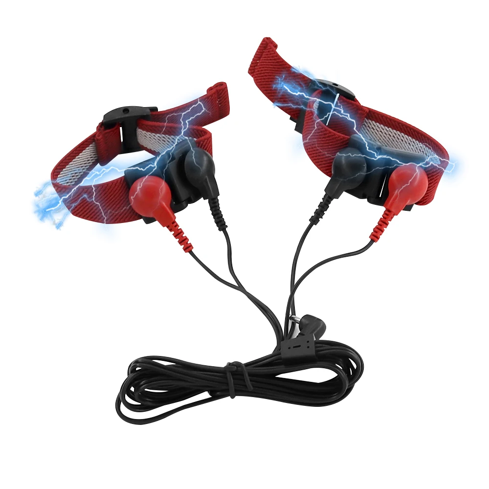 Electro Shock Therapy Conductive Penis Ring,Electric Play Cock And Ball Stretcher SM E-stim Sex Toy For Male Electric Stimulator