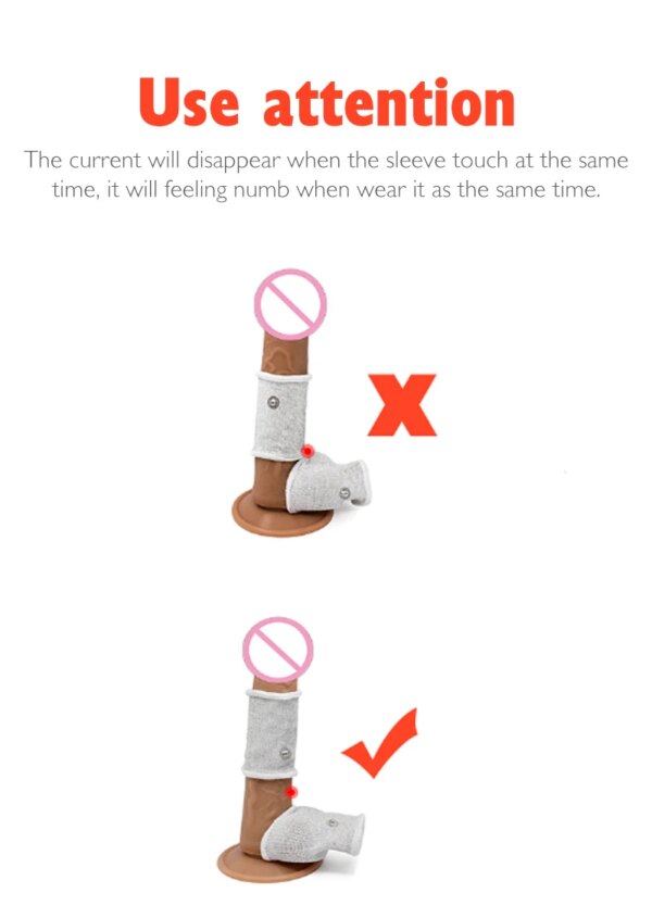 Electro Shock Therapy Conductive Penis Ring,Electric Play Cock And Ball Stretcher SM E-stim Sex Toy For Male Electric Stimulator
