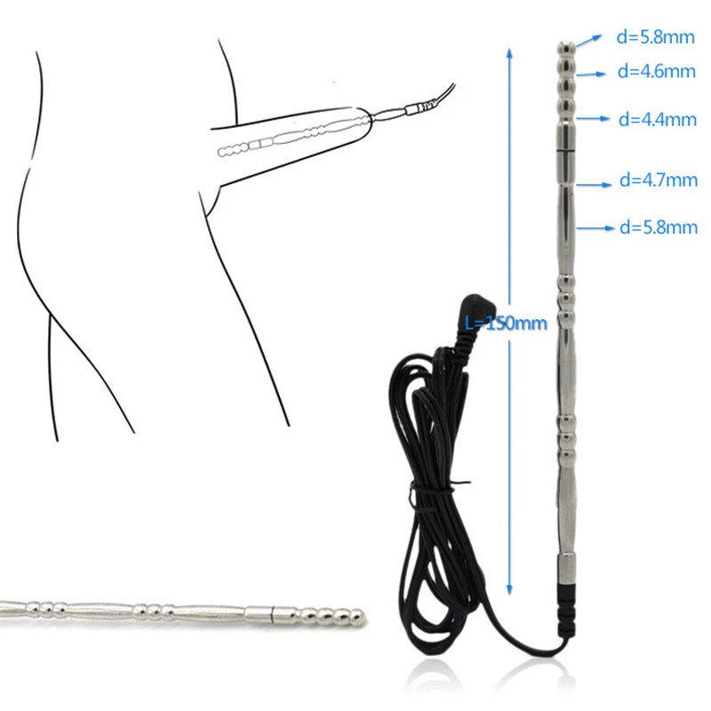 50 Style E-stim Electroshock Accessorry,SM Electro Anal Plug Nipple Clamp Cock Ring Penis Plug Sex Products,Estim Powerbox Toys