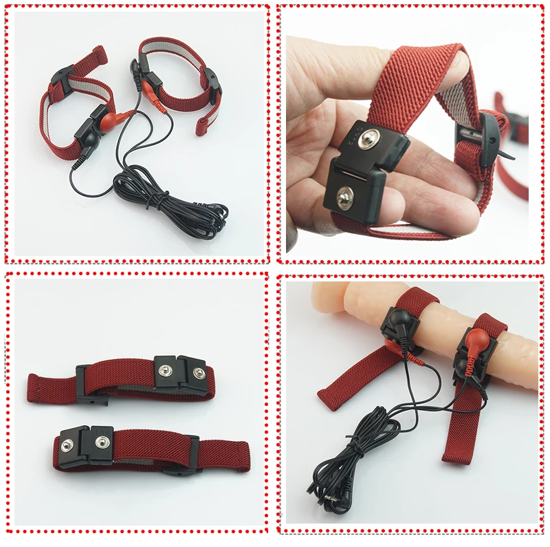 50 Style E-stim Electroshock Accessorry,SM Electro Anal Plug Nipple Clamp Cock Ring Penis Plug Sex Products,Estim Powerbox Toys