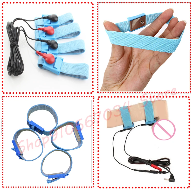Varied Electro Bdsm Penis Ring Electrostimulator,E-stim Chastity Cage Cock Ring Glans Trainer,Men Electric Shock Sex Product Toy