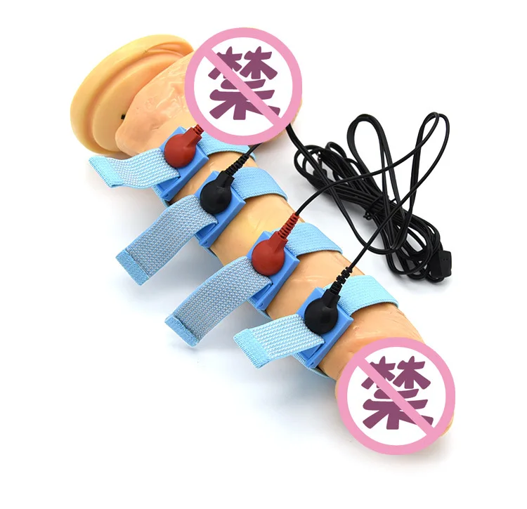 Electro Shock Anal Butt Plug Electric Nipple Sucker Clamps E-stim Penis Plug Ring Cock Cage SM Chastity Couple Sex Medical Toys