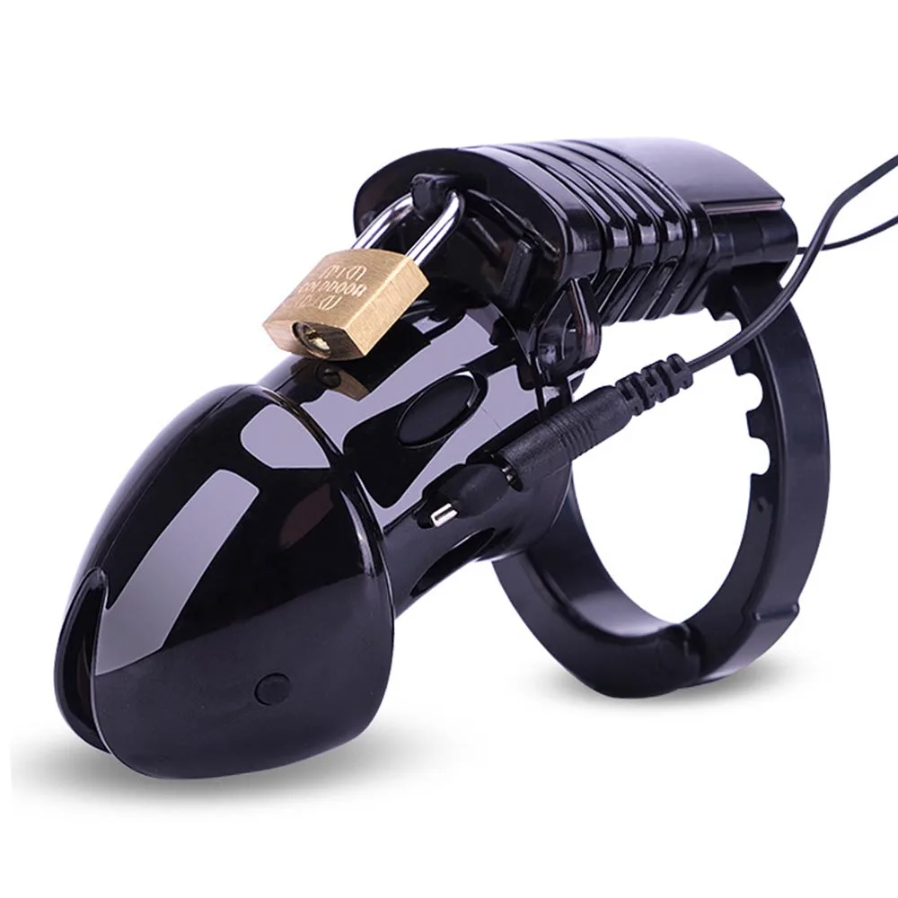 Electro Shock Anal Butt Plug Electric Nipple Sucker Clamps E-stim Penis Plug Ring Cock Cage SM Chastity Couple Sex Medical Toys