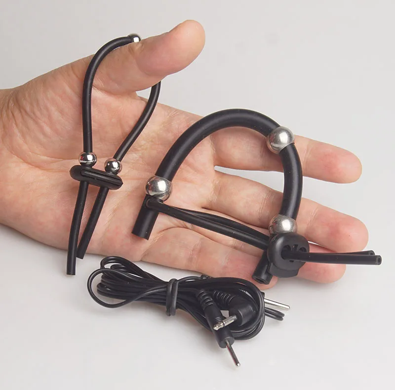 BDSM Electric Shocker Anal Butt Plug,Electrostimulation Electrosex,Electro Shock Sex Penis Cock Ring,E stim Estim Expand Anus