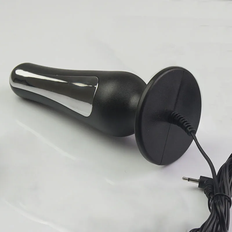 BDSM Electric Shocker Anal Butt Plug,Electrostimulation Electrosex,Electro Shock Sex Penis Cock Ring,E stim Estim Expand Anus