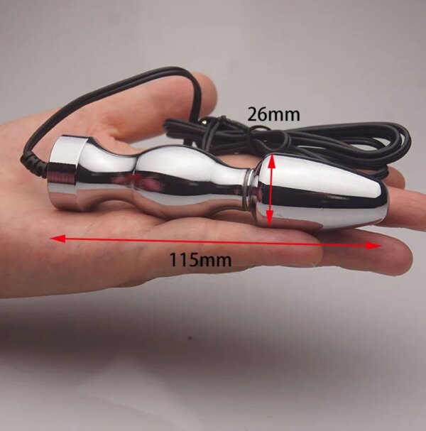 BDSM Electric Shocker Anal Butt Plug,Electrostimulation Electrosex,Electro Shock Sex Penis Cock Ring,E stim Estim Expand Anus