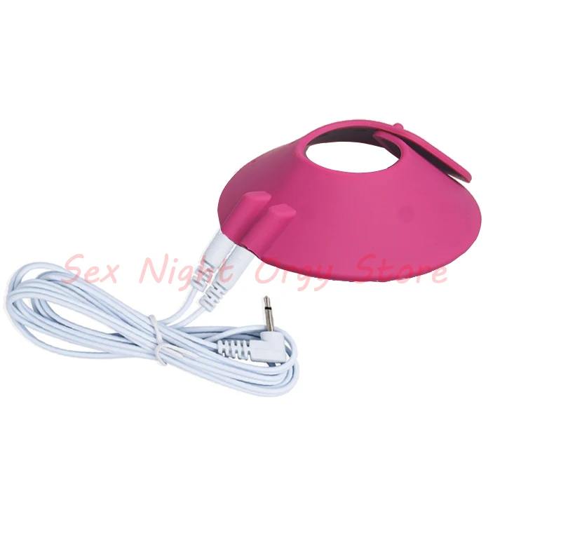 Electric Chastity Cage,Testicle Electrostimulation Penis Extender,BDSM Electro Sex for Men,E-stim Cockring,Electro Shock Scrotum