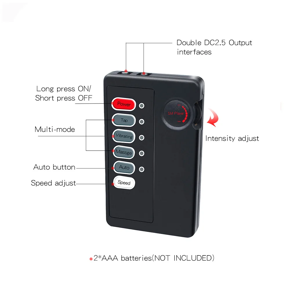 Electric Shock Penis Ring, Electro Stimulation Penis Massage Accessories, Cock Cage Penis Extender Sex Toys For Men Masturbator
