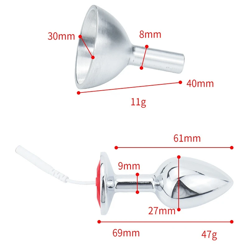 Electric Shock Butt​ Plug,Bdsm Electro Anal Sex Toys,Electro Dildo Anus Expand stimulation Vagina Prostate Massager,E stim Jumps