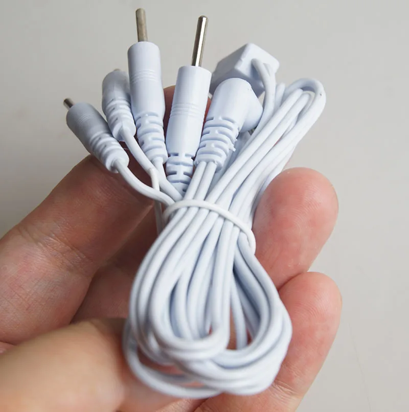 BDSM Electro Shock Cable Adaptor,Electric Shocker Lead Wires,Electrostimulator Electrosex Electroshock,Estim Sex Toys,E-stim