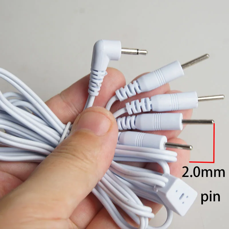 BDSM Electro Shock Cable Adaptor,Electric Shocker Lead Wires,Electrostimulator Electrosex Electroshock,Estim Sex Toys,E-stim